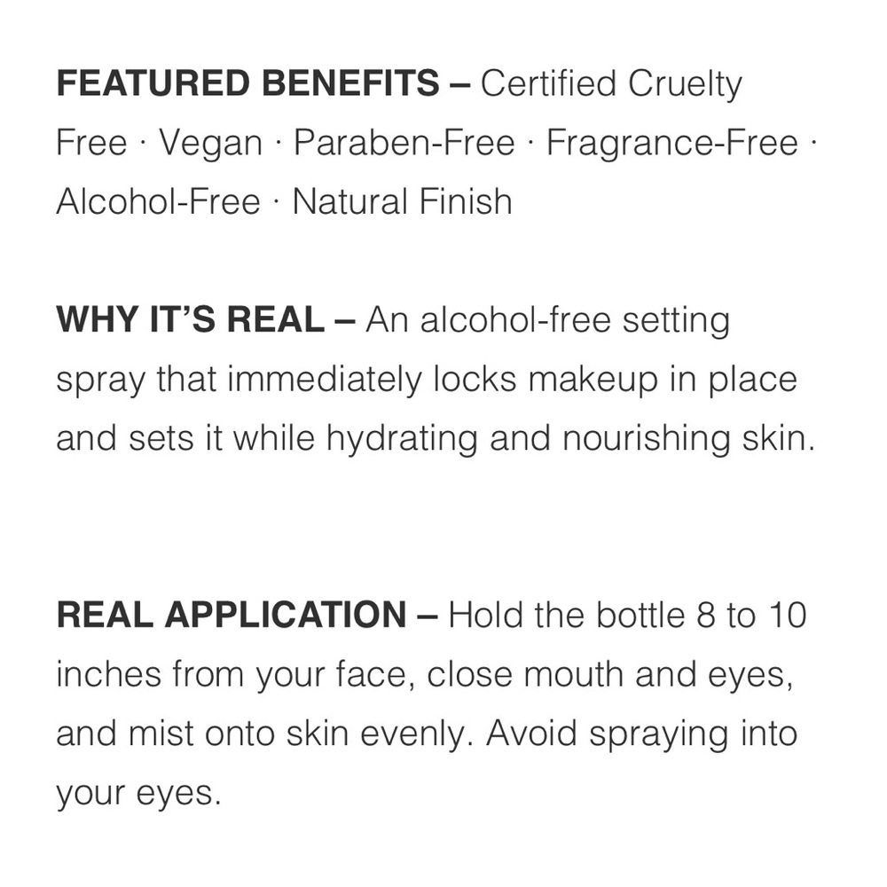 NIB Realher setting spray - Picture 2 of 7